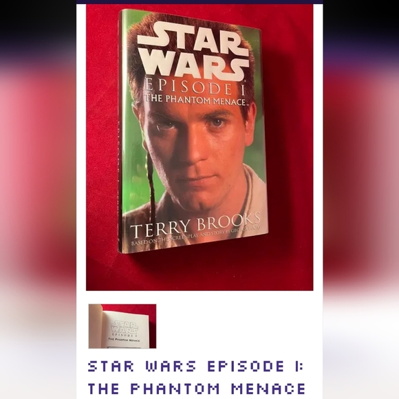 Star Wars Episode I: The Phantom Menace Book Factory Sealed New. Hardcover - Picture 1 of 6